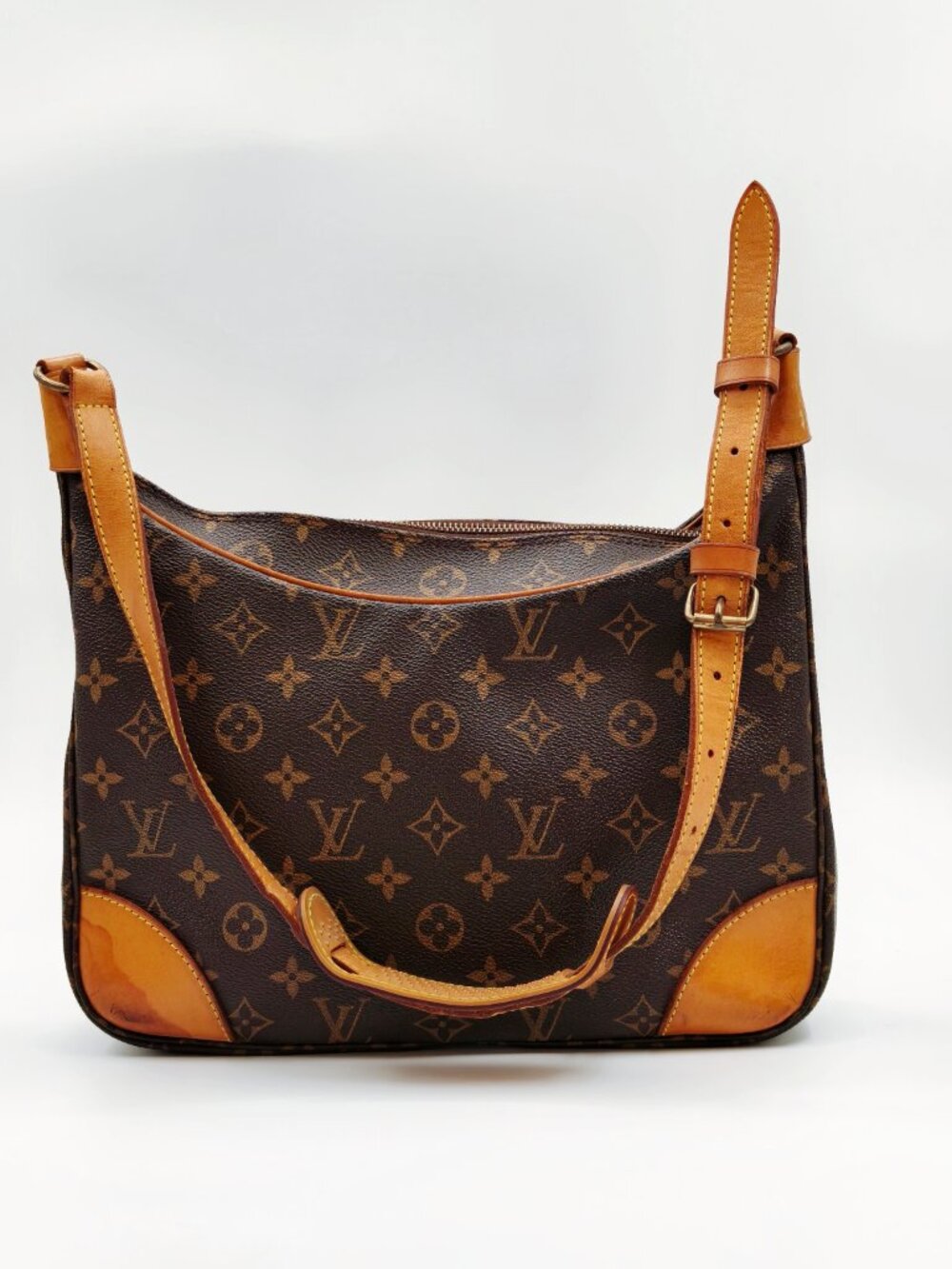 Louis Vuitton Monogram Boulogne 30 Shoulder Bag Brown Canvas Leather - Picture 4 of 16